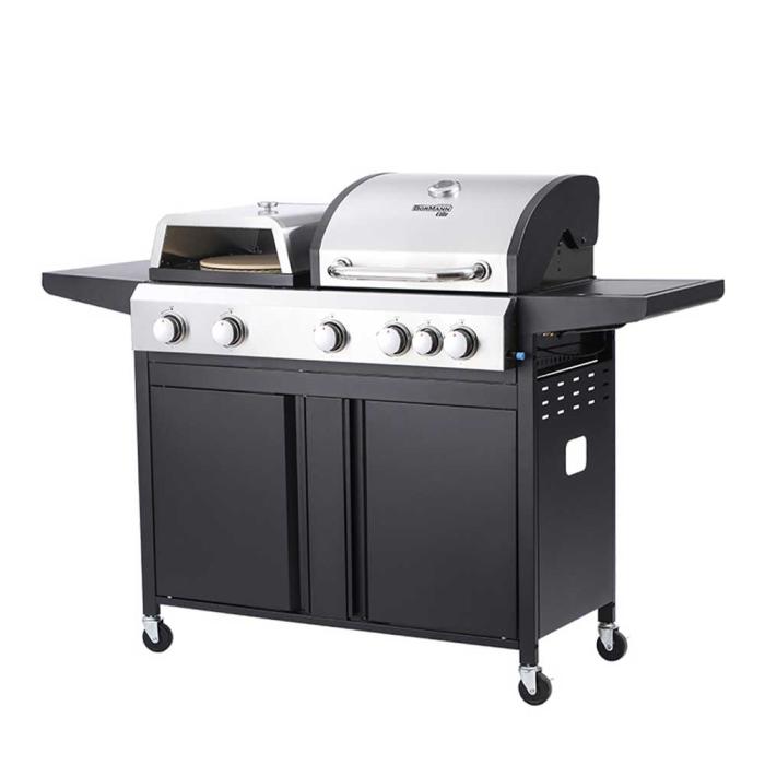 BORMANN ELITE Ψησταριά Υγραερίου 4 + 1 Εστιών Combo Grill BBQ5060 080466