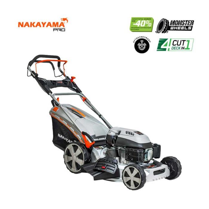 NAKAYAMA PRO Χλοοκοπτική Μηχανή Βενζίνης 6.5Hp PM5860 042327