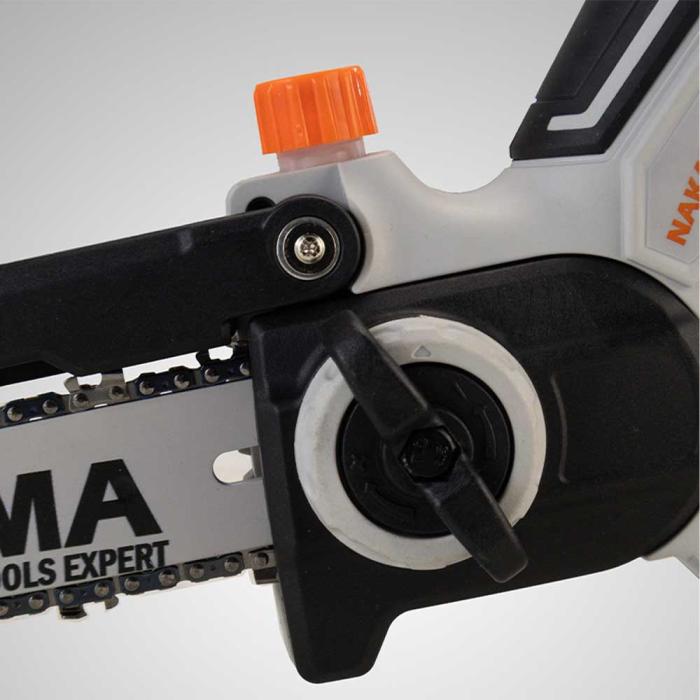 NAKAYAMA Κλαδευτικό Αλυσοπρίονο 21V 2x2Ah Brushless Λάμα 20cm EC1200 075004