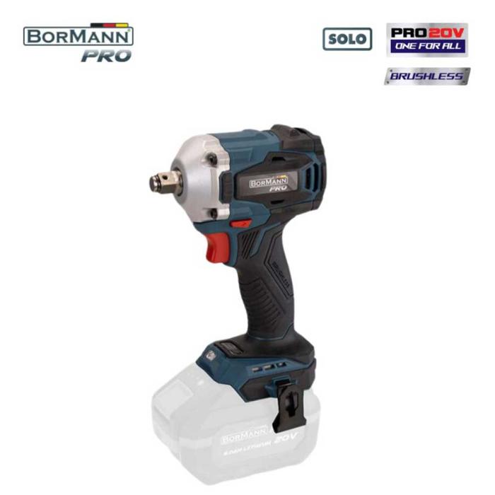 BORMANN PRO Μπουλονόκλειδο Μπαταρίας BBP5123 20V 400Nm Χωρίς Μπαταρία και Φορτιστή 070474
