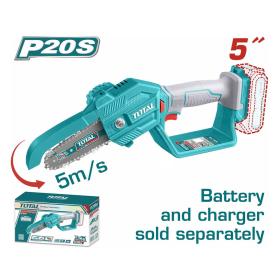 TOTAL Σετ Αλυσοπρίονο με Μπαταρία 2Ah 20V TGSLI2058