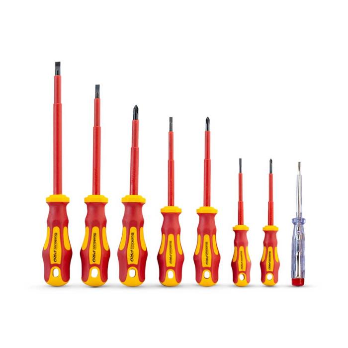 BORMANN PRO Σετ Κατσαβίδια VDE 1.000V Crv BHT7100 8 Τεμαχίων 046202