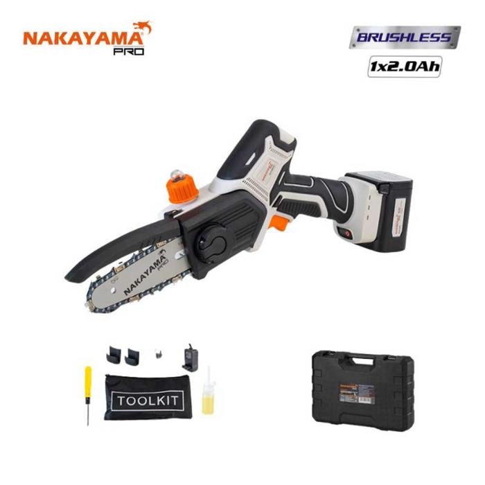 NAKAYAMA PRO Κλαδευτικό Αλυσοπρίονο 16.8V Brushless Λάμα 13cm EC1500 053101
