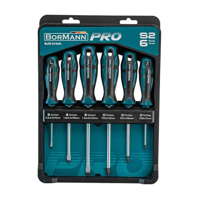 BORMANN PRO Σετ Κατσαβίδια BHT1666 6 Τεμαχίων 036616