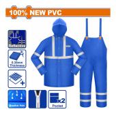 WADFOW Αδιάβροχο Κοστούμι PVC με Ανακλαστικά WRC500