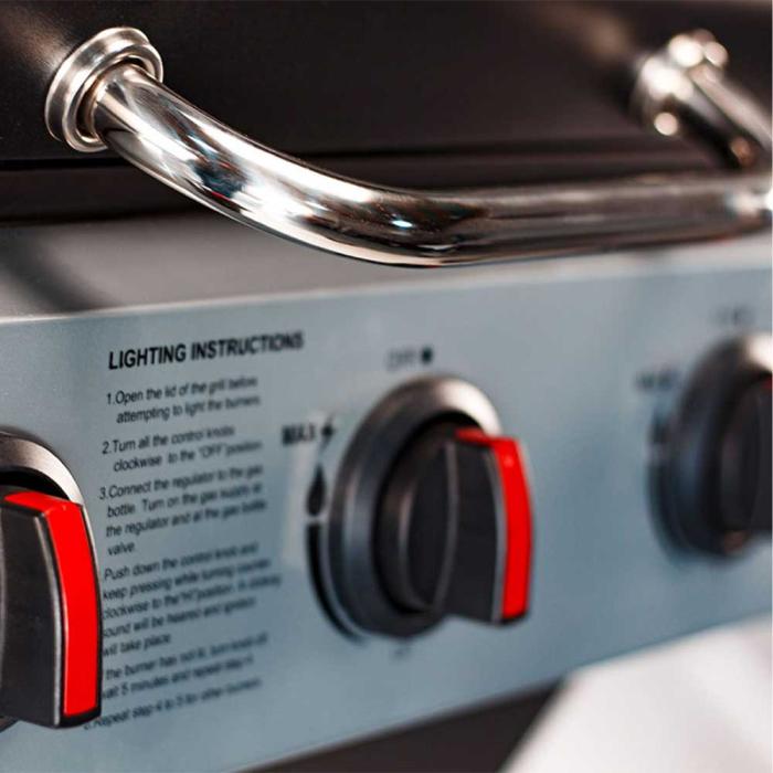 BORMANN ELITE Ψησταριά Υγραερίου 3 Εστιών Element Series BBQ3000 015406