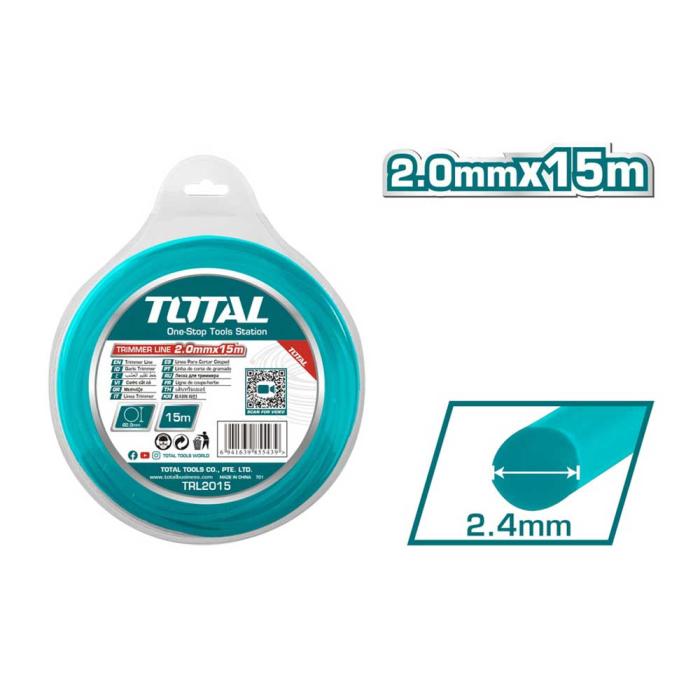 TOTAL Μεσινέζα Στρόγγυλη 2mm 15m TRL2015