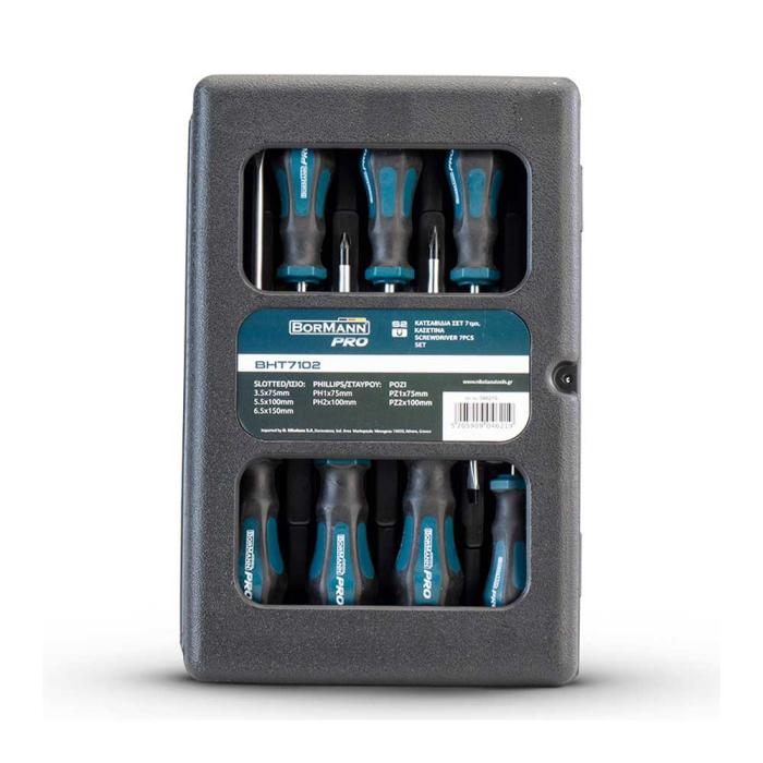BORMANN PRO Σετ Κατσαβίδια BHT7102  7 Τεμαχίων S2 046219