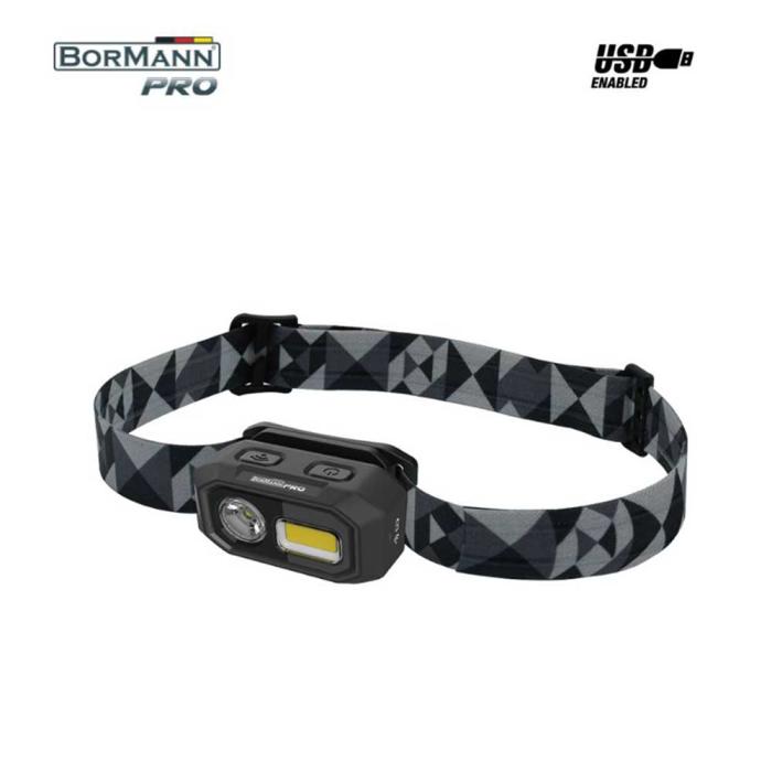 BORMANN PRO Φακός Κεφαλής LED Επαναφορτιζόμενος BPR6030 030027
