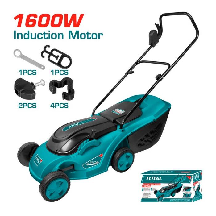 TOTAL Μηχανή Γκαζόν 1600W Induction Motor TGT616151