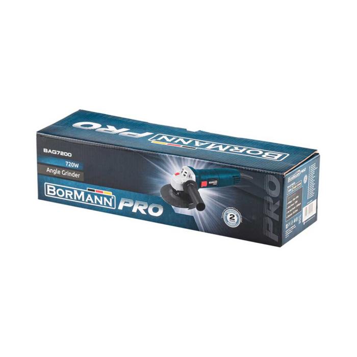 BORMANN PRO Γωνιακός Τροχός Φ125 720W BAG7200 020677