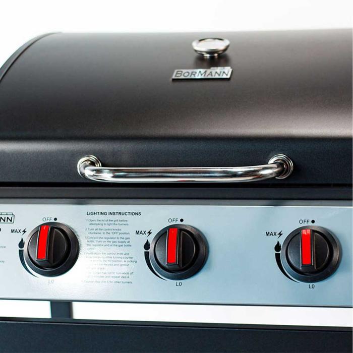 BORMANN ELITE Ψησταριά Υγραερίου 3 Εστιών Element Series BBQ3000 015406