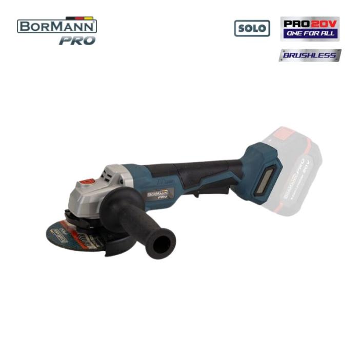 BORMANN PRO Γωνιακός Τροχός Μπαταρίας BBP5133 20V 125mm Χωρίς Μπαταρία και Φορτιστή 070450
