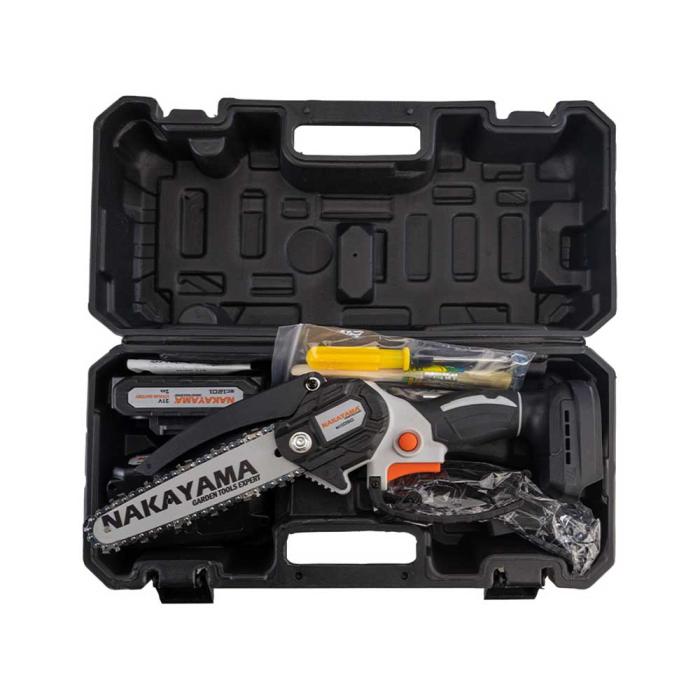NAKAYAMA Κλαδευτικό Αλυσοπρίονο 21V 2x2Ah Brushless Λάμα 15cm EC1050 075028