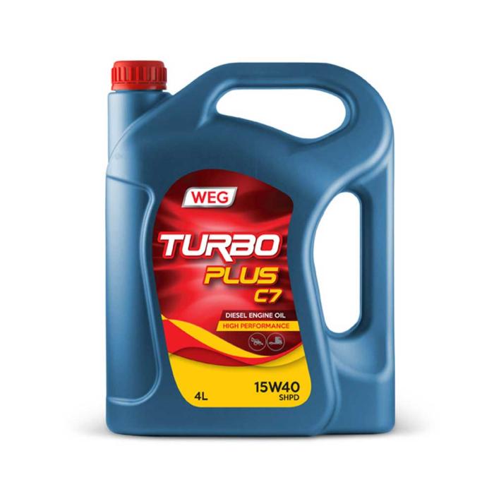 WEG Λάδι 4Lt TURBO PLUS C7 15W40