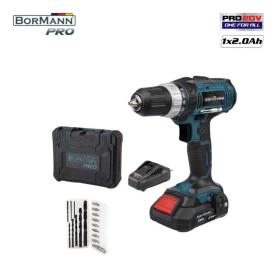 BORMANN PRO Δραπανοκατσάβιδο Μπαταρίας 20V 2Ah BBP3000 35Nm 027683