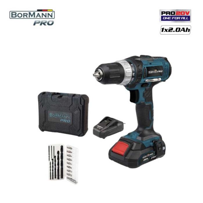 BORMANN PRO Δραπανοκατσάβιδο Μπαταρίας 20V 2Ah BBP3000 35Nm 027683