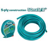 TOTAL Λάστιχο Ποτίσματος 5 Στρώσεων 5/8" 50m THPH505855