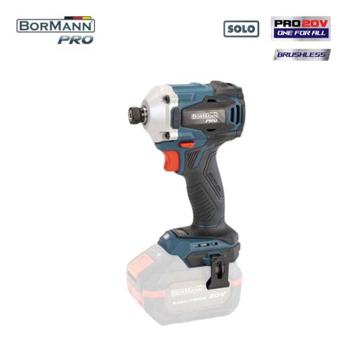 BORMANN PRO Παλμικό Κατσαβίδι Μπαταρίας 20V Compact Brushless BBP5153 Χωρίς Μπαταρία και Φορτιστή 230Nm 070467