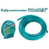 TOTAL Λάστιχο Ποτίσματος 5 Στρώσεων 5/8" 30m THPH305855