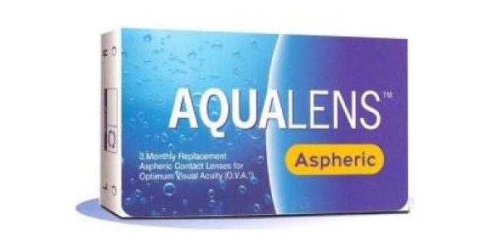 Μηνιαίοι Φακοί επαφής Aqualens Aspheric (6 Φακοί)