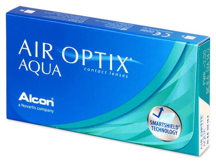 Μηνιαίοι Φακοί επαφής Air Optix Plus Hydraglyde (3+1 Φακοί)