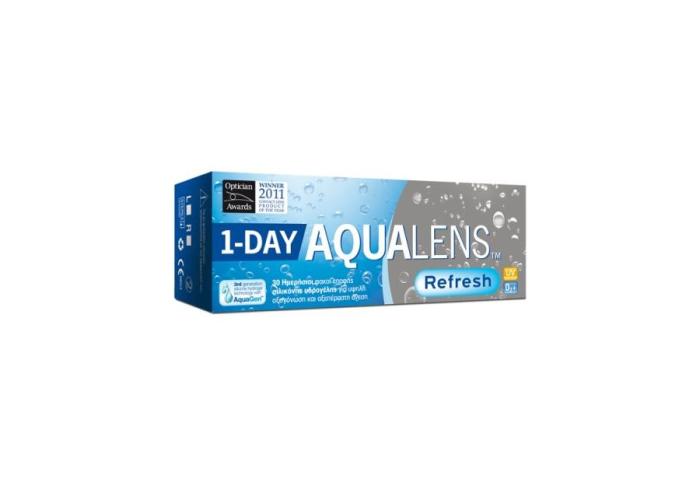 Ημερήσιοι Φακοί επαφής Aqualens refresh One Day (30 Φακοί) +10 ΔΩΡΟ