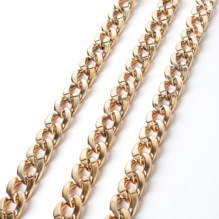 Ακρυλική Αλυσίδα Γυαλιών Ηλίου Mellon Collection Flat Chain Gold