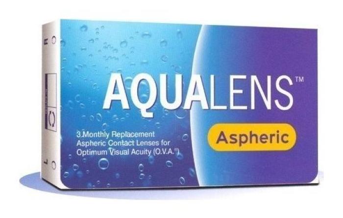 Μηνιαίοι Φακοί επαφής Aqualens Aspheric (6 Φακοί)