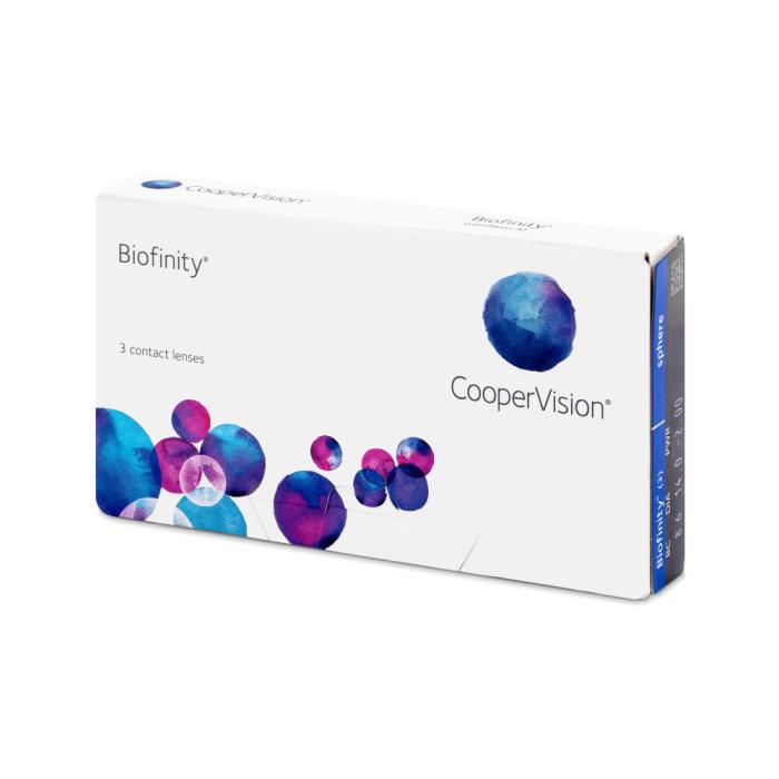 Φακοί επαφής Biofinity Cooper Vision 3τμχ