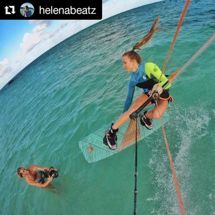 ΒΑΣΗ ACTION CAMERAS ΓΙΑ KITESURF KITE LINE MOUNT GREEN