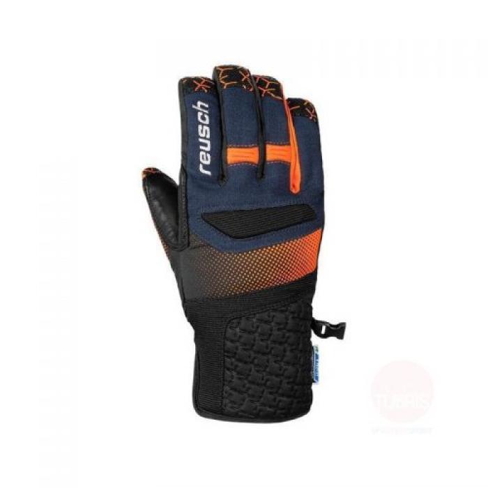 ΓΑΝΤΙΑ SNOWBOARD SKI REUSCH STUART R-TEX® DRESS BLUE/ORANGE POPSICLE