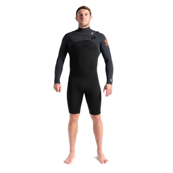 ΜΟΝΟΣΟΡΤΣ ΘΑΛΑΣΣΗΣ ΑΝΔΡΙΚΟ C-SKINS SESSION 3/2ΜΜ MENS CHEST ZIP SPRING BLACK/CARBON/WARM RED