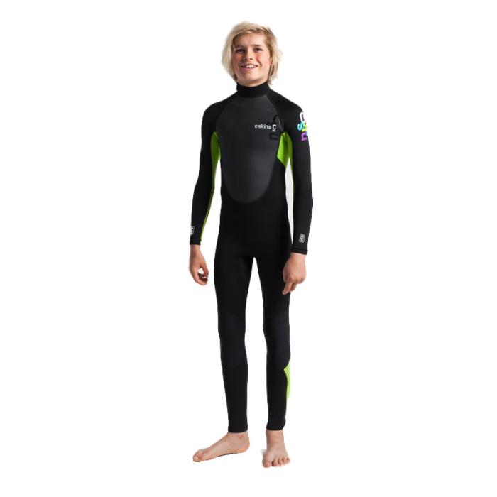 ΣΤΟΛΗ ΘΑΛΑΣΣΗΣ ΠΑΙΔΙΚΗ C-SKINS ELEMENT STEAMER 3/2ΜΜ BLACK/LIME/MULTI