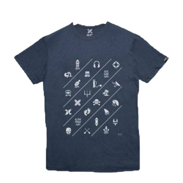 KITADDICT MEN TEESHIRT ICON ΜΠΛΕ