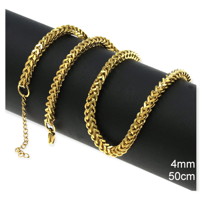 ΑΤΣΑΛΙΝΗ ΑΛΥΣΙΔΑ ΛΑΙΜΟΥ UNISEX POP CORN 3.5MM