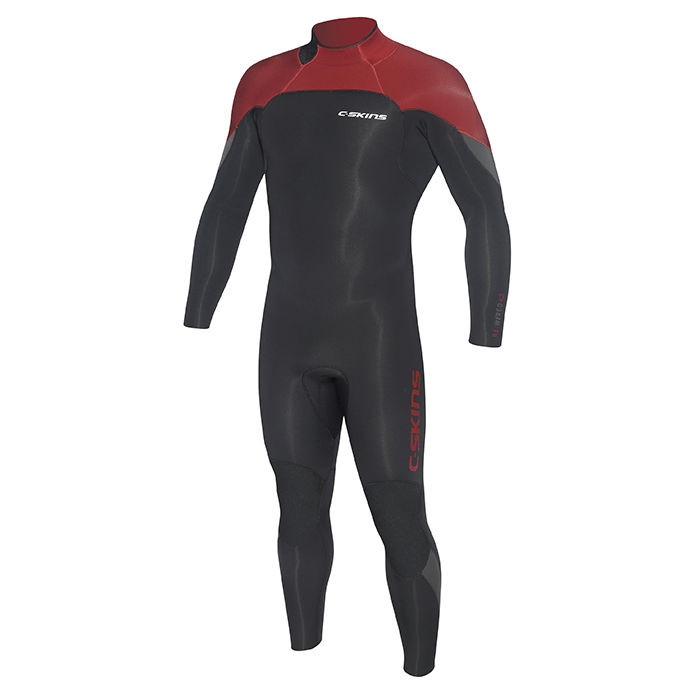 ΣΤΟΛΗ ΘΑΛΑΣΣΗΣ ΑΝΔΡΙΚΗ C-SKINS REWIRED 4/3ΜΜ STEAMER BACK ZIP BLACK/RUST