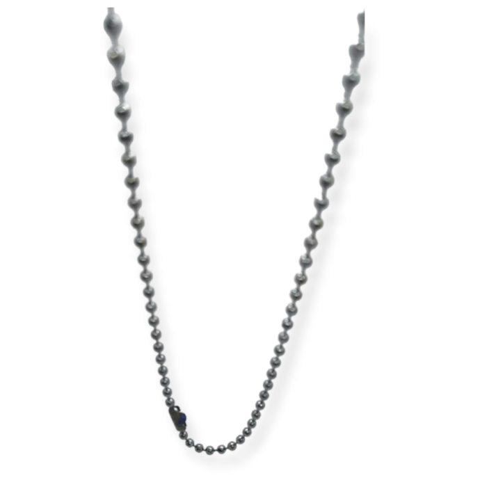 Κολιέ Αλυσίδα Καζανάκι Ananna Gunmetal Unisex