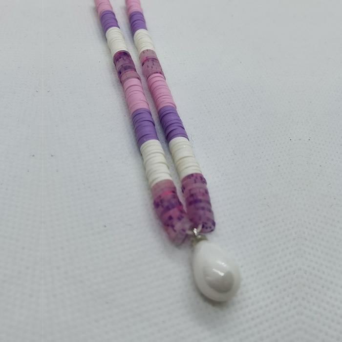 Κολιέ Γυναικείο Ananna με Πολυμερικό Pearl Purple