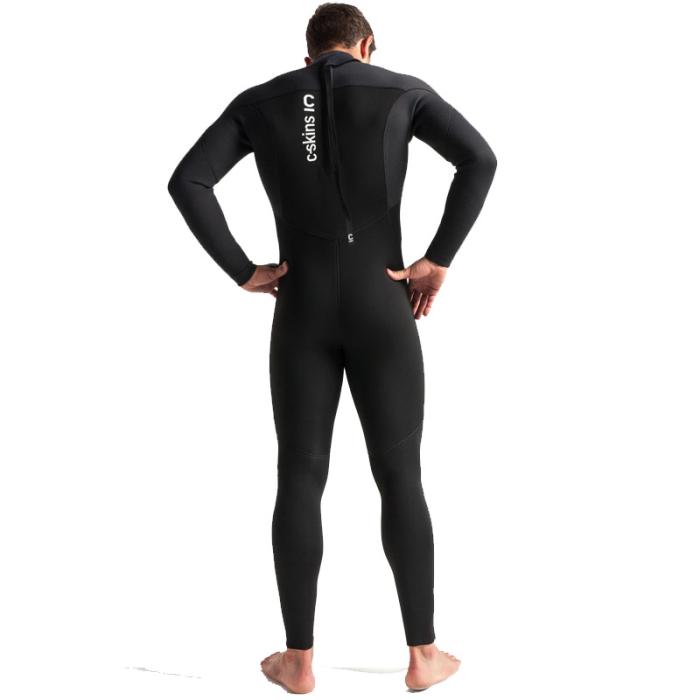 ΣΤΟΛΗ ΘΑΛΑΣΣΗΣ ΑΝΔΡΙΚΗ C-SKINS SESSION 3/2ΜΜ MENS BACKZIP STEAMER BLACK/CARBON/WHITE