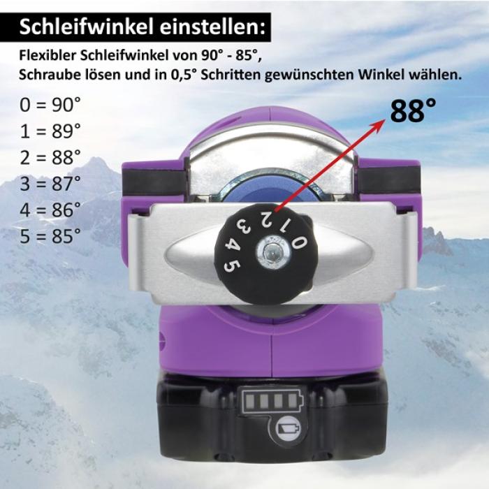 ΤΡΟΧΟΣ ΑΚΟΝΙΣΜΑΤΟΣ SKITUNING  EDGE GRINDER DISCMAN 4 CASE