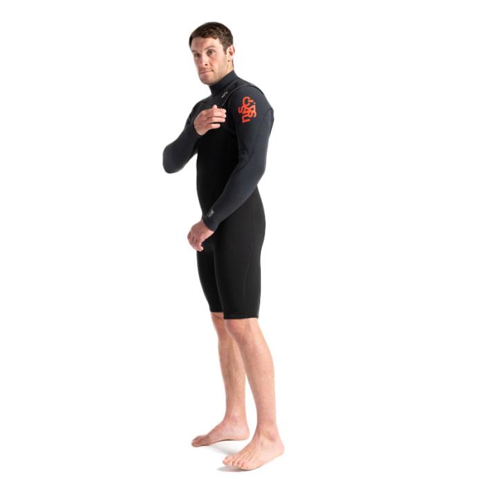 ΜΟΝΟΣΟΡΤΣ ΘΑΛΑΣΣΗΣ ΑΝΔΡΙΚΟ C-SKINS SESSION 3/2ΜΜ MENS CHEST ZIP SPRING BLACK/CARBON/WARM RED