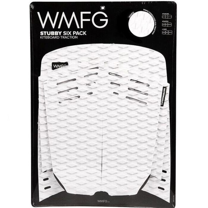KITEBOARD DECK PAD WMFG STUBBY SIX PACK DIAMOND WHITE